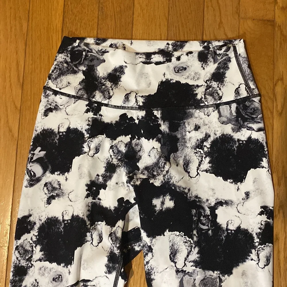 BUFFBUNNY DEFY LEGGINGS black rose M - Picture 6 of 7